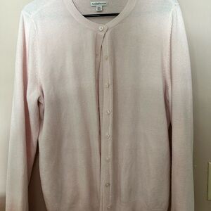 Croft & Barrow Light Pink Cardigan